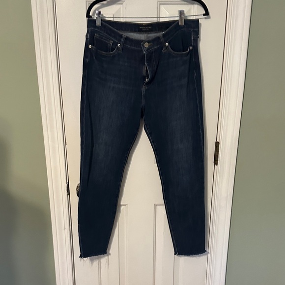 Banana Republic Denim - Banana Republic Dark Indigo Ankle Crop Jeans